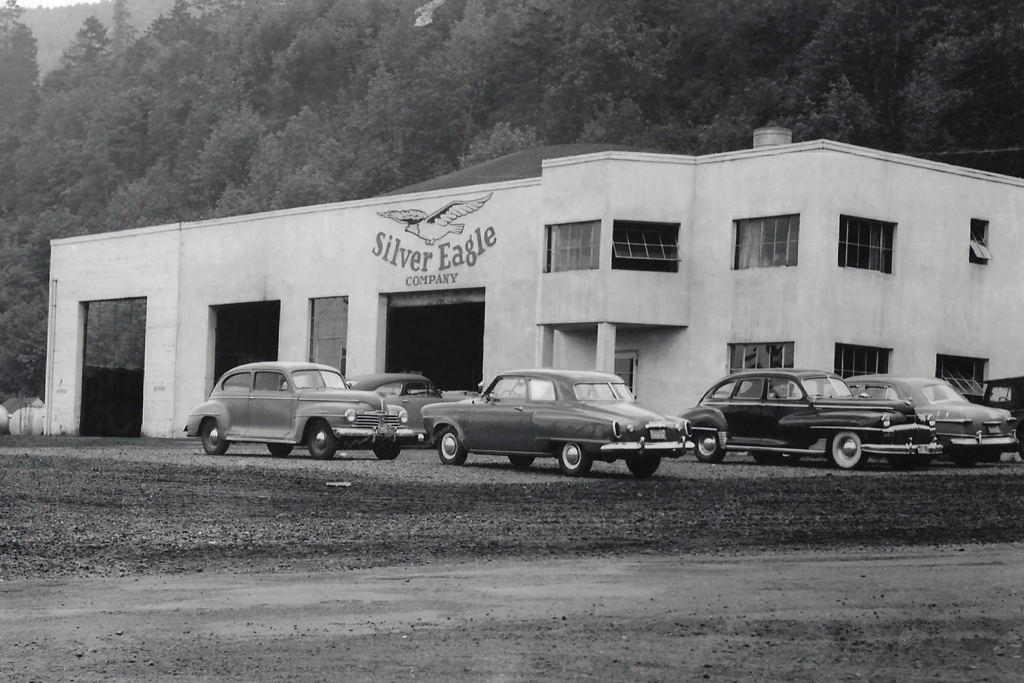 Original Silver Eagle Company building, 1950s